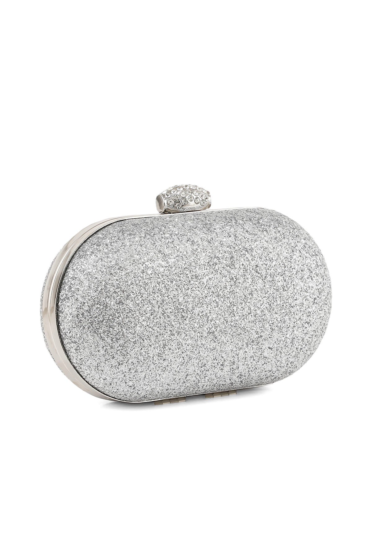 Party Wear Clutch B21564-Silver