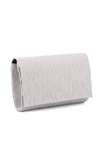 Flap Shoulder Bags B21579-Silver