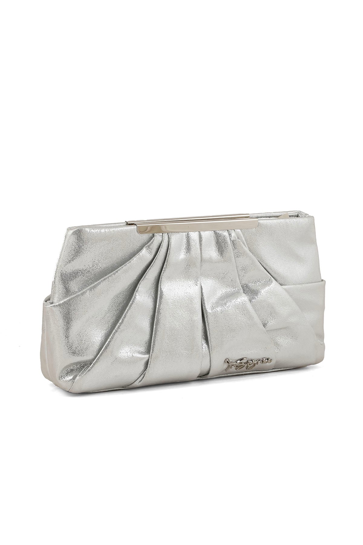 Party Wear Clutch B22326-Silver