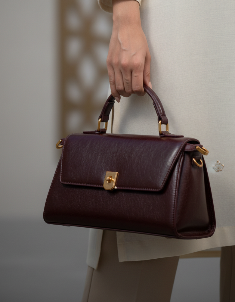 Satchel Shoulder Bags BH0173-Burgundy