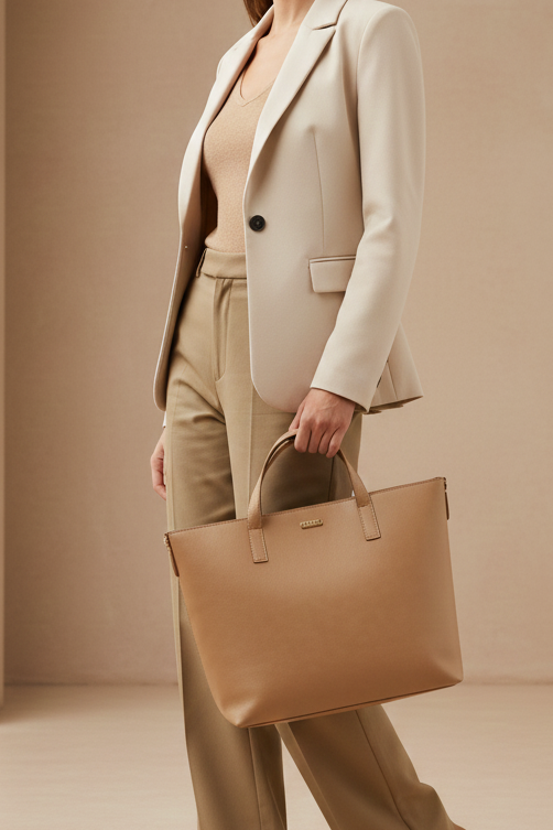 Tote Hand Bags BS2148-Beige