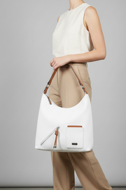 Casual Hobo Hand Bags BH0049-White