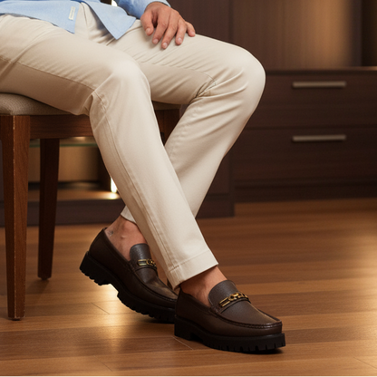 Men Casual Moccasin MC4014-Brown