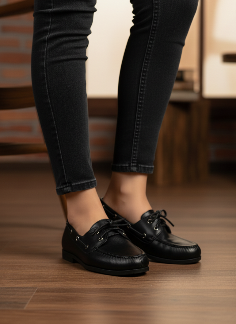 Comfort Moccasin IK7020-Black