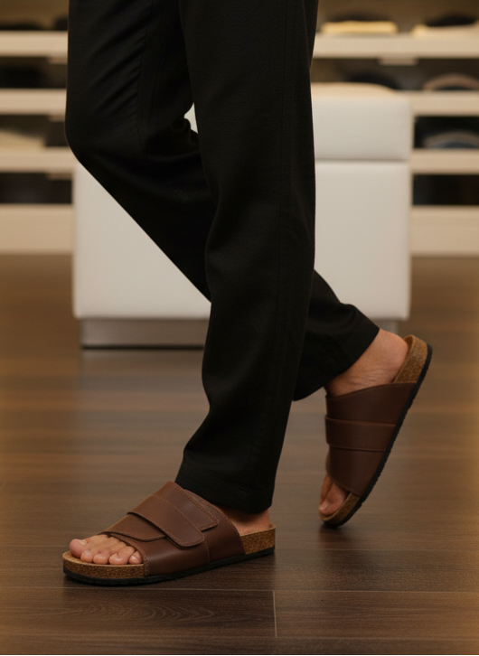 Men Casual Slip On MO1012-Brown