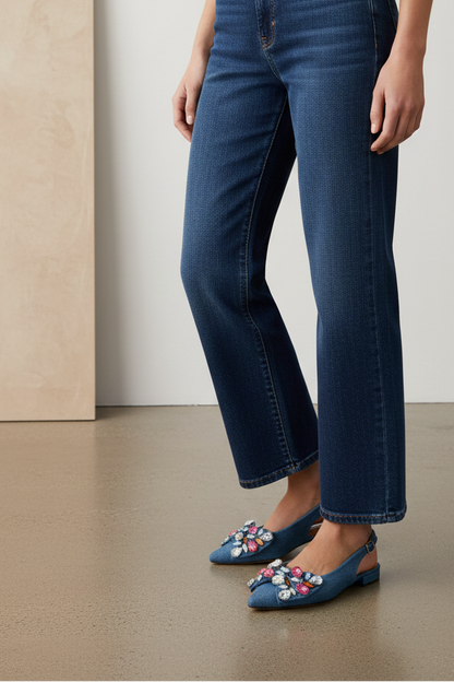 Casual Sling Back IC4004-Blue