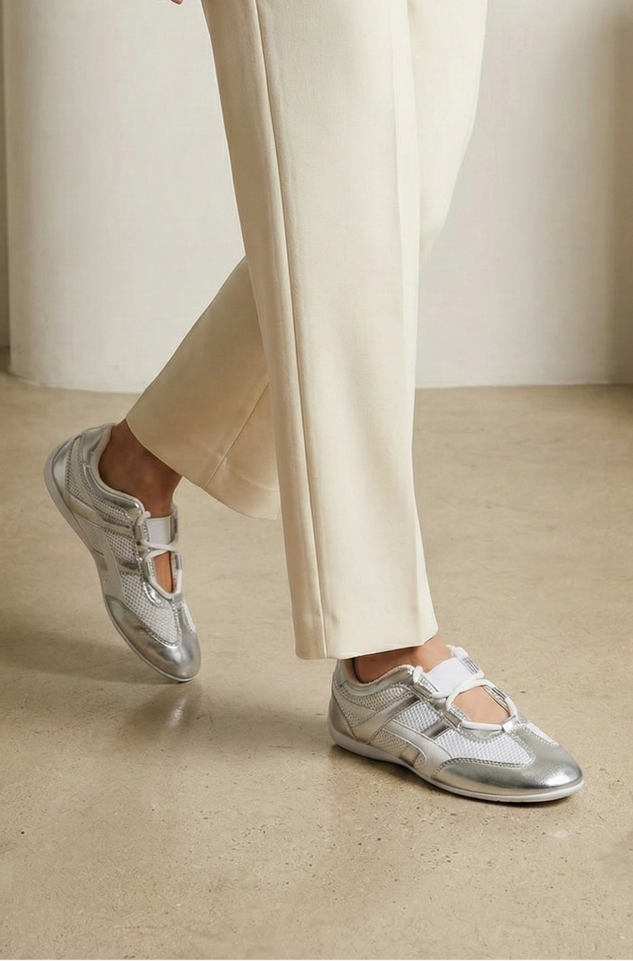 Casual Sneakers IC7527-Silver