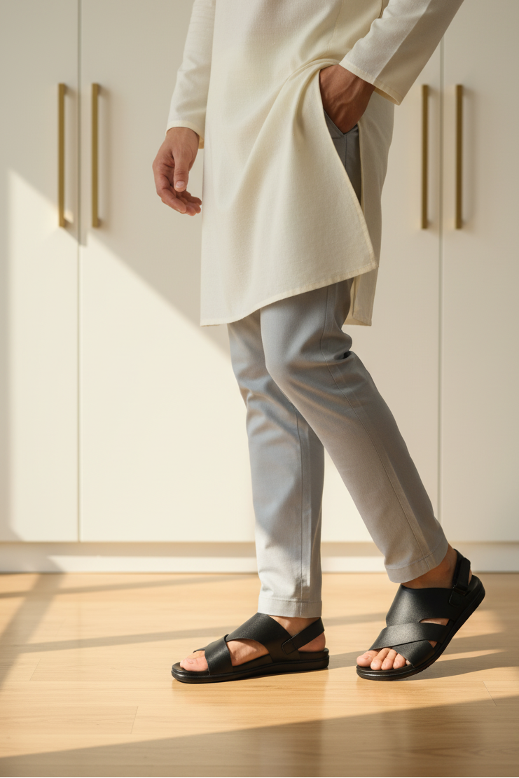 Men Casual Sandal MO2018-Black