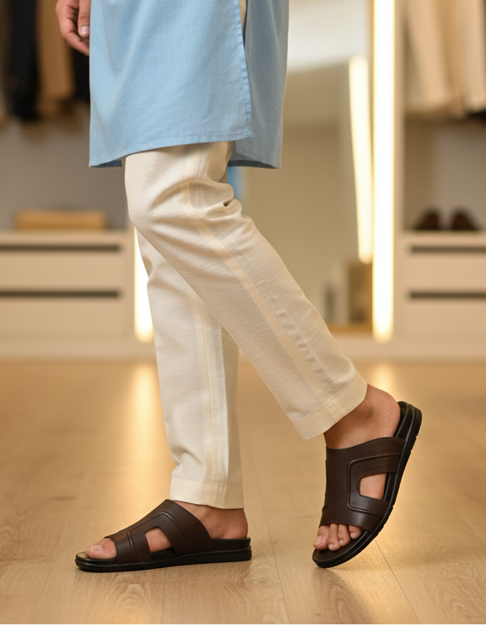 Men Casual Slip On MO1016-Brown