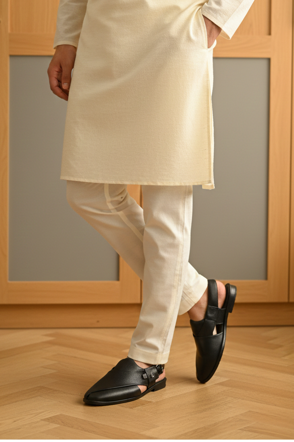 Men Casual Peshawari MO3514-Black