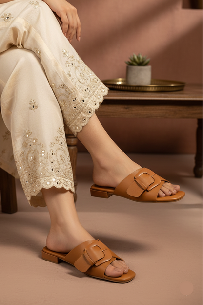 Casual Slip On IC0079-Tan