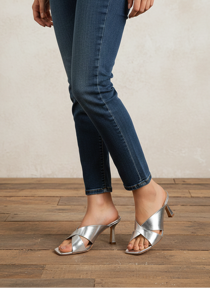 Party Wear Slip On IP0088-Silver