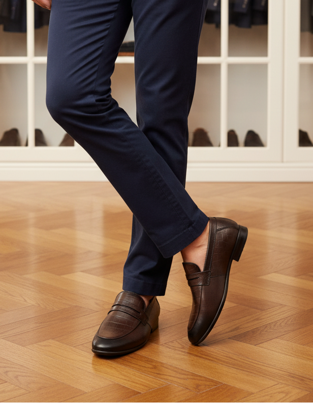 Men Formal Loafer MF7029-Coffee