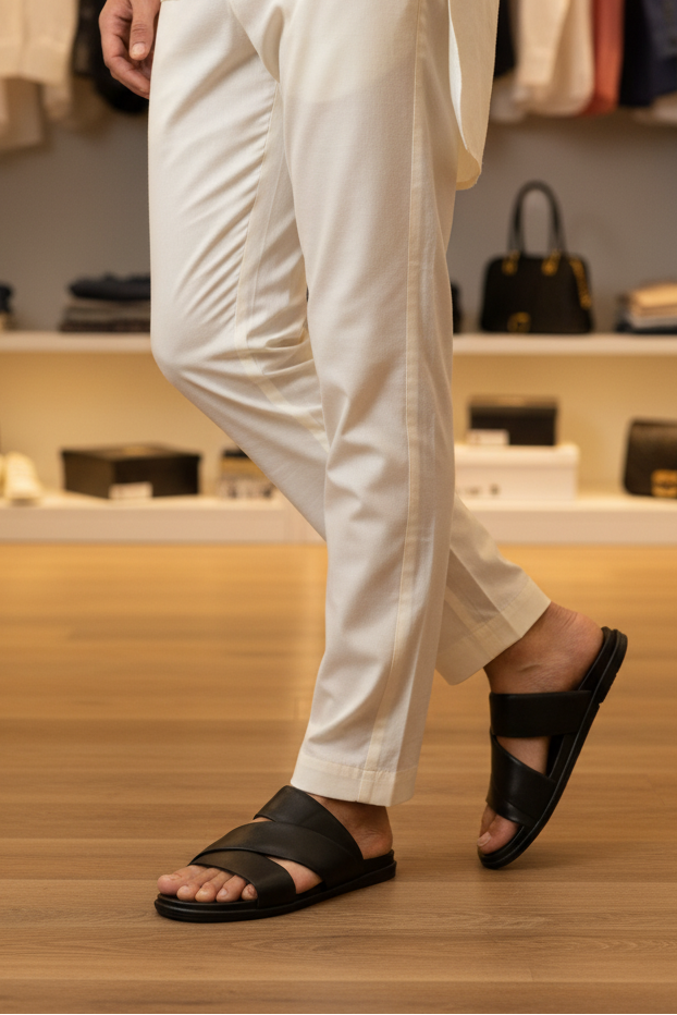 Men Casual Slipper MO1020-Black