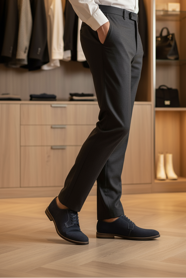 Men Formal Oxford MF8004-Navy