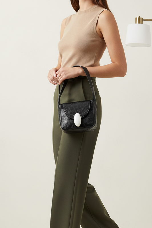 Top Handle Hand Bags BH0110-Black