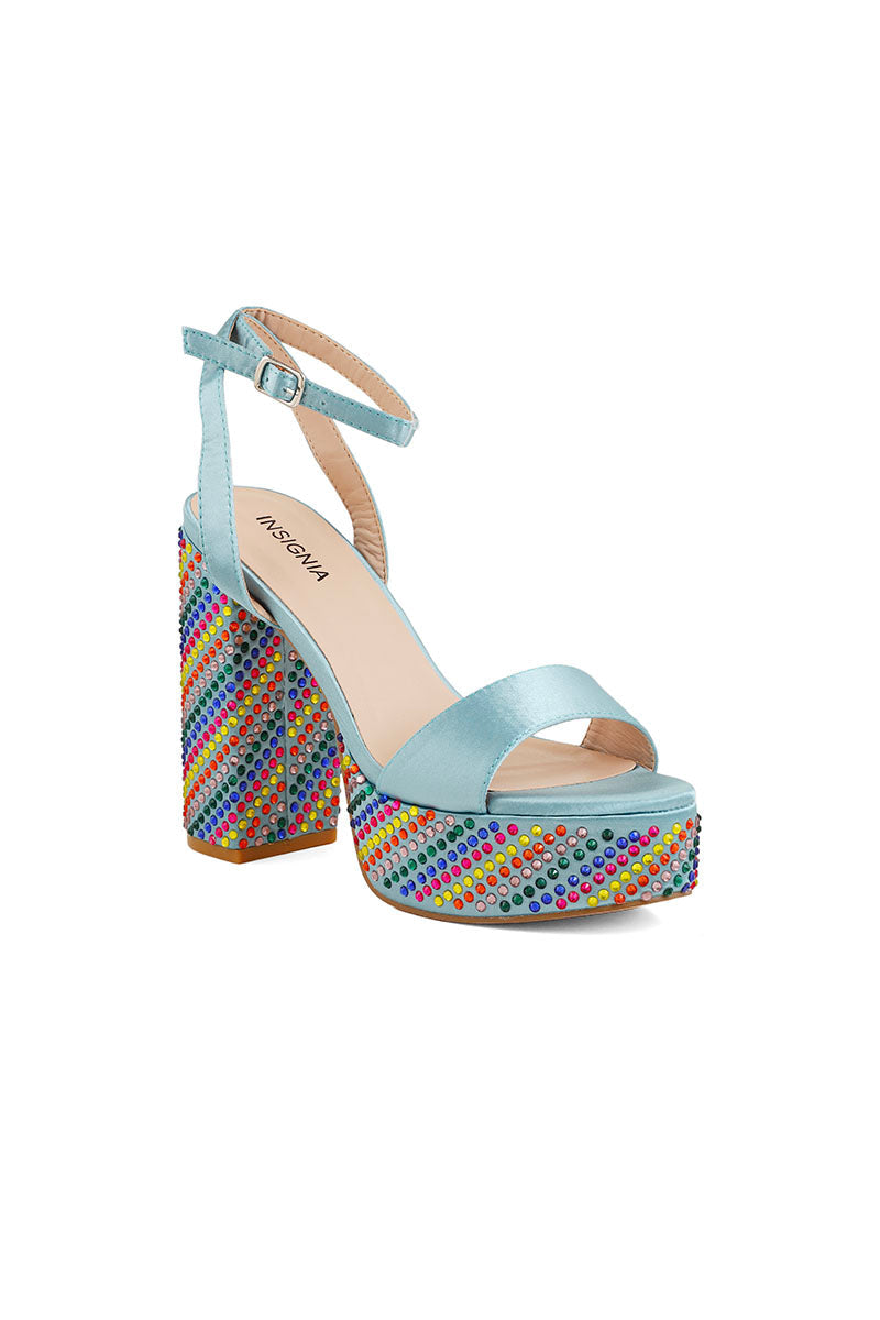 Party Wear Sandal I23450-Ferozy