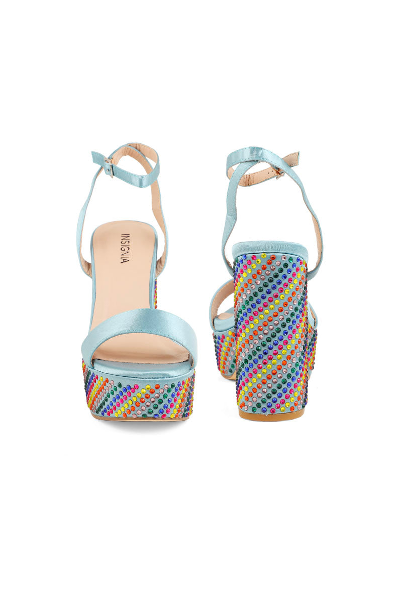 Party Wear Sandal I23450-Ferozy