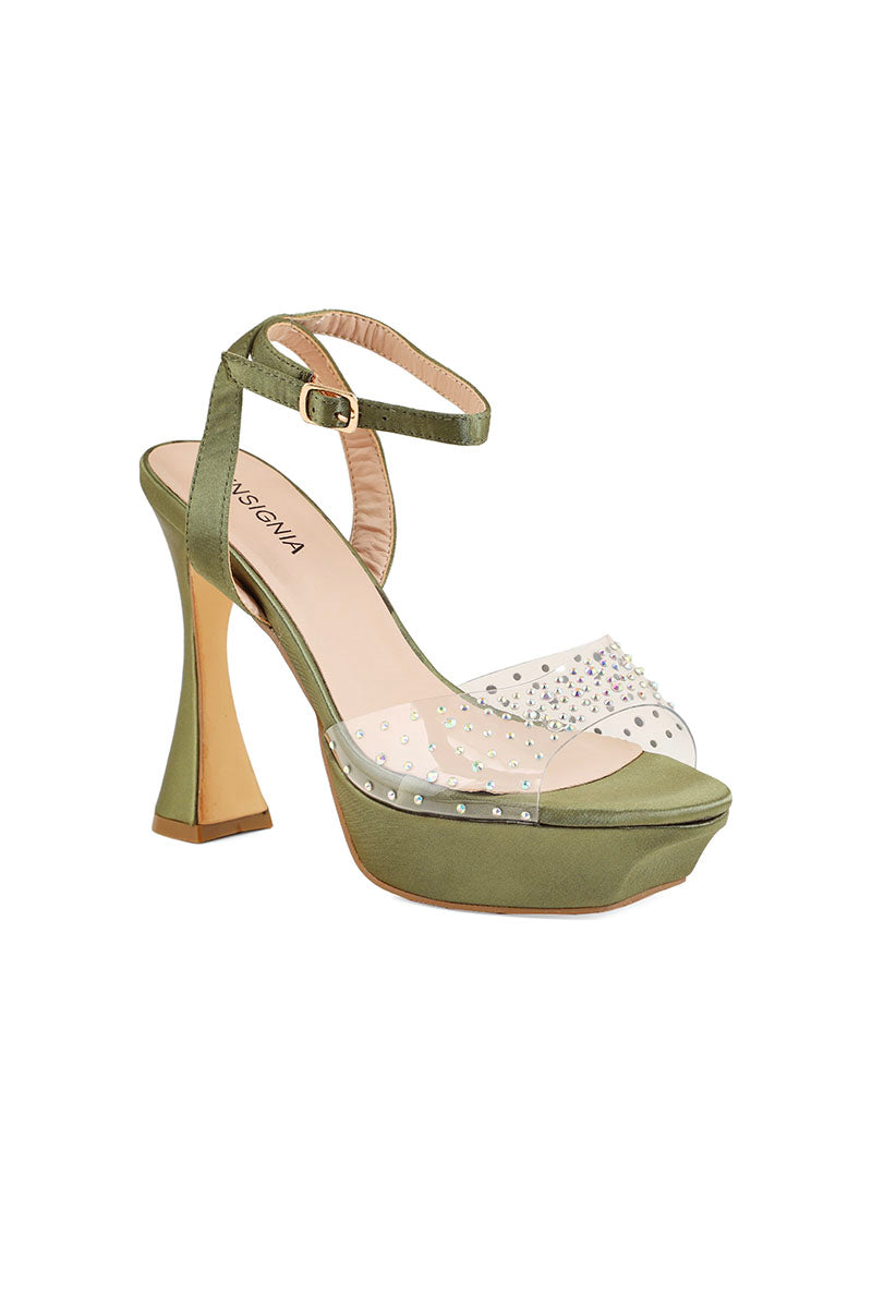 Party Wear Sandal I23455-Green
