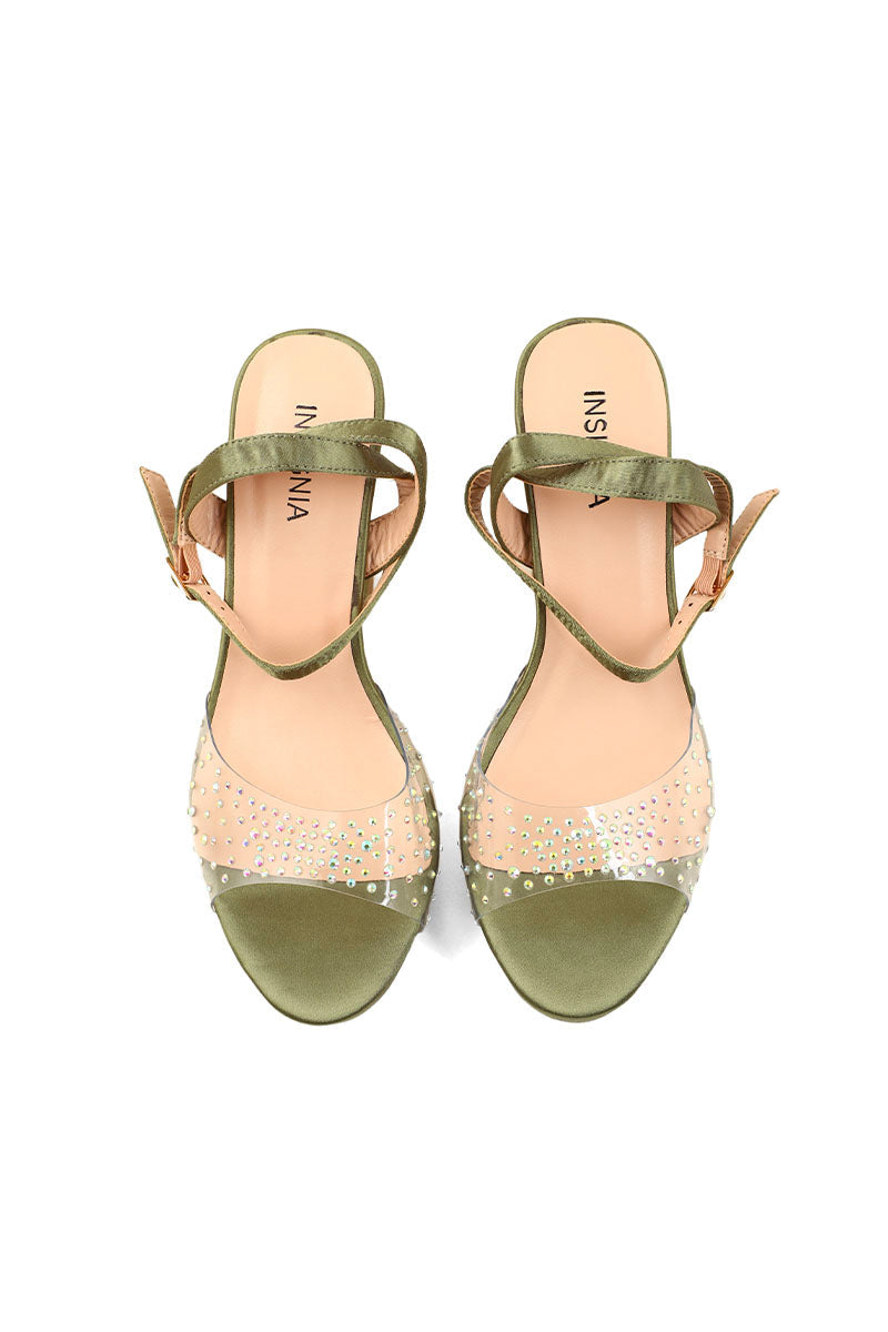 Party Wear Sandal I23455-Green
