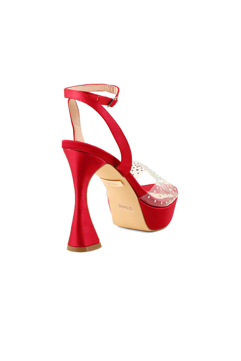 Party Wear Sandal I23455-Maroon