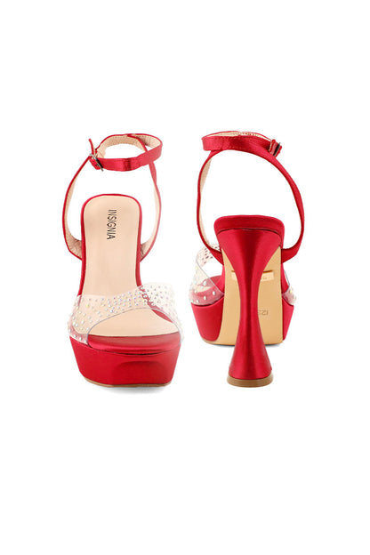 Party Wear Sandal I23455-Maroon
