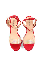 Party Wear Sandal I23455-Maroon