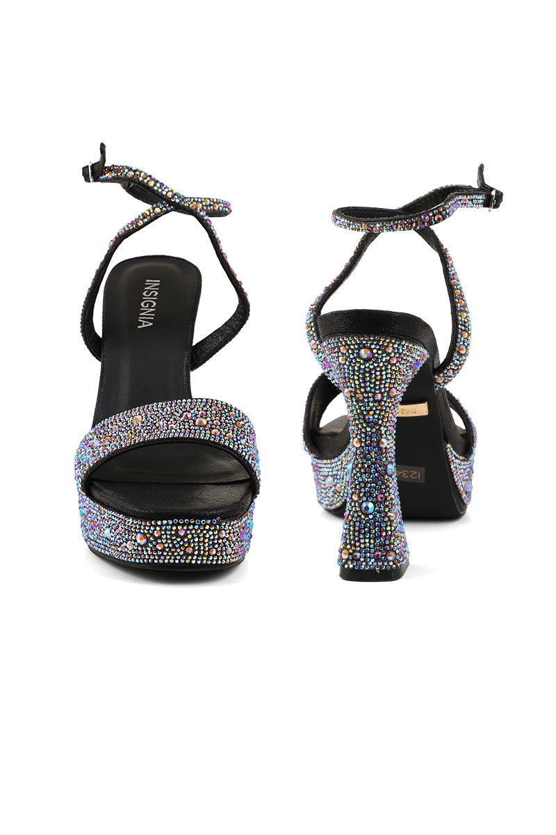 Party Wear Sandal I23456-Black