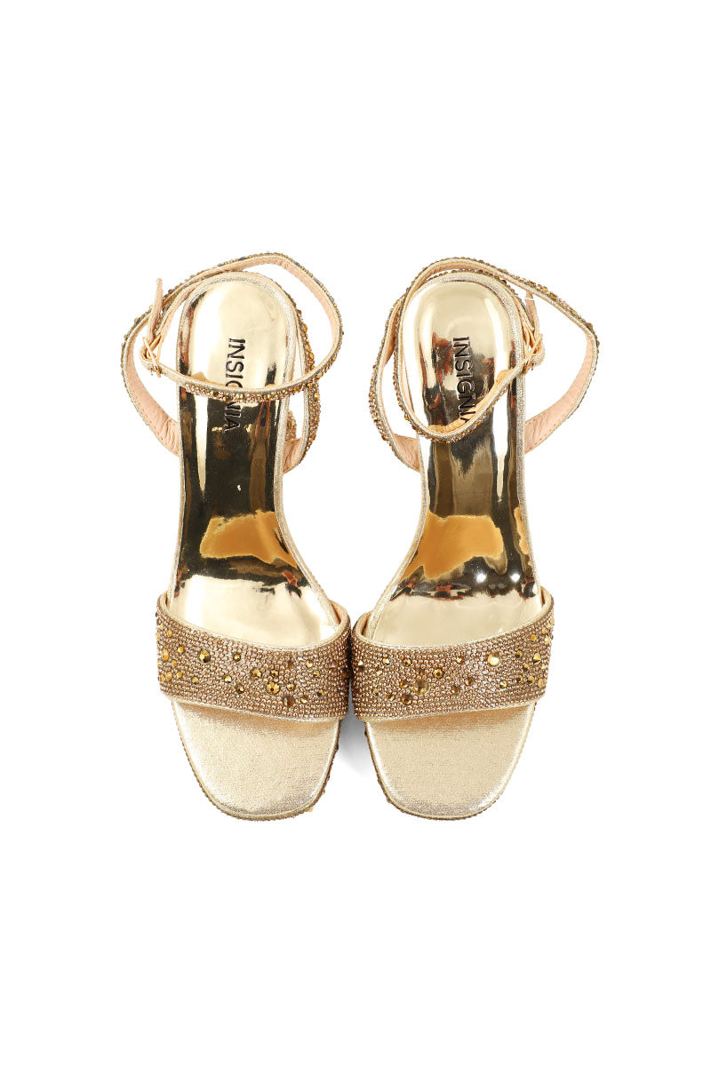 Party Wear Sandal I23456-Golden
