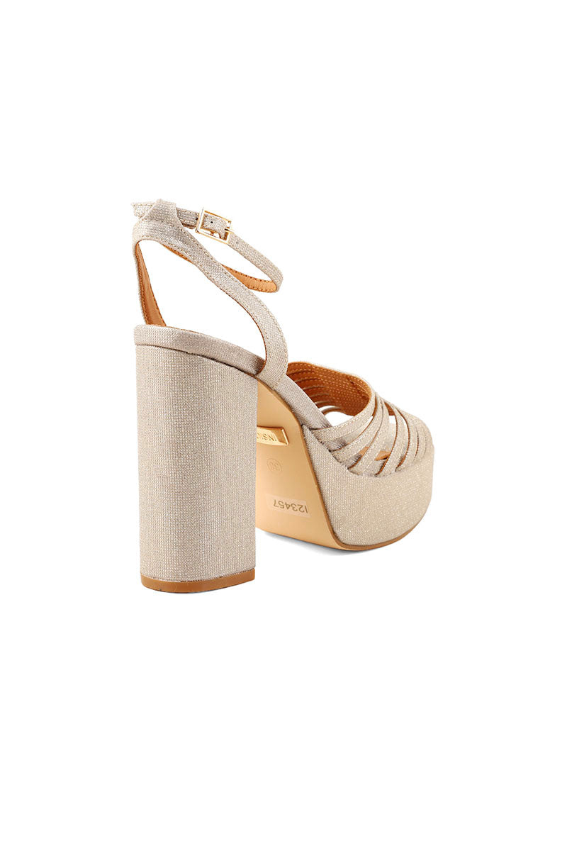 Party Wear Sandal I23457-Golden