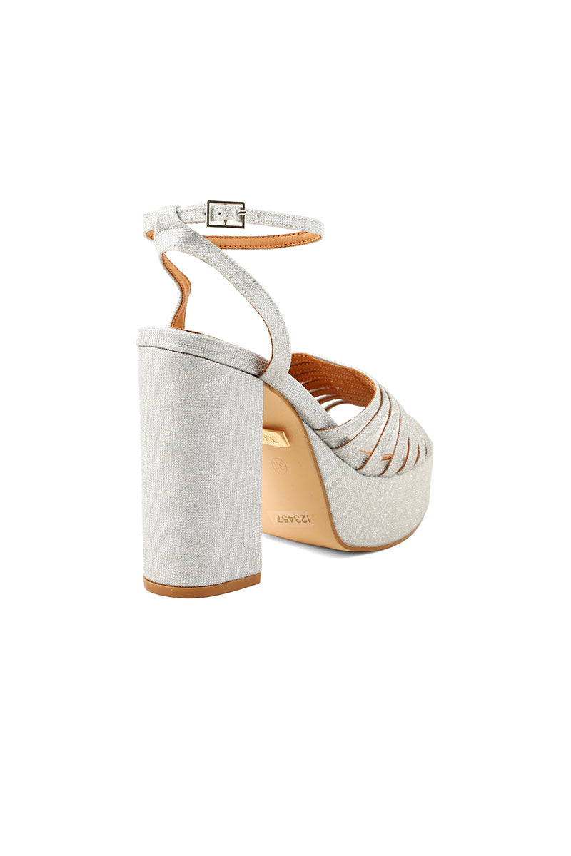 Party Wear Sandal I23457-Silver