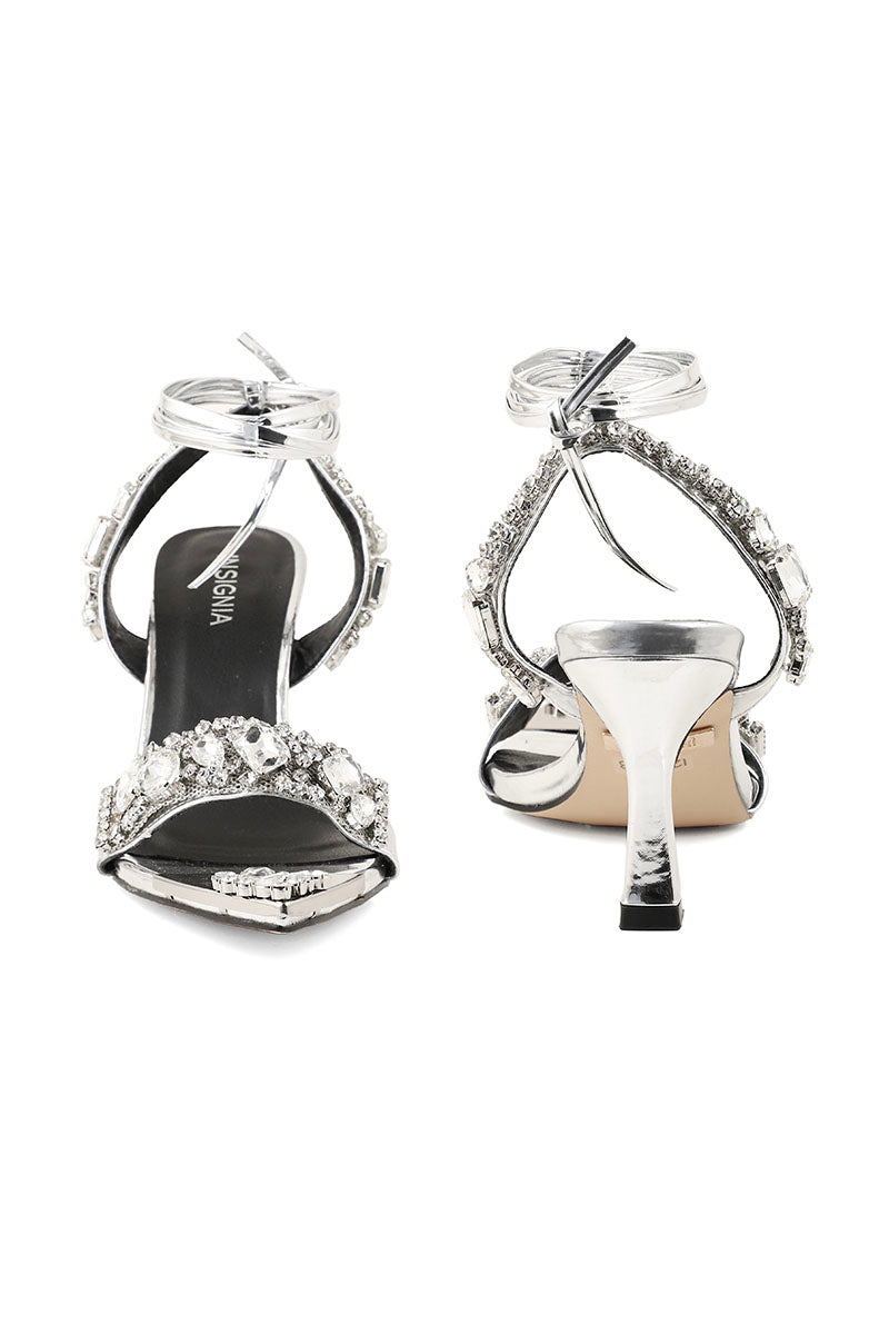 Party Wear Sandal I23458-Silver