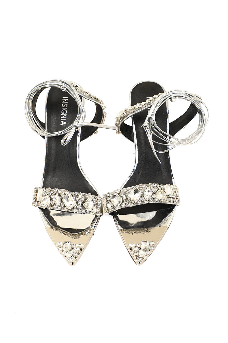 Party Wear Sandal I23458-Silver