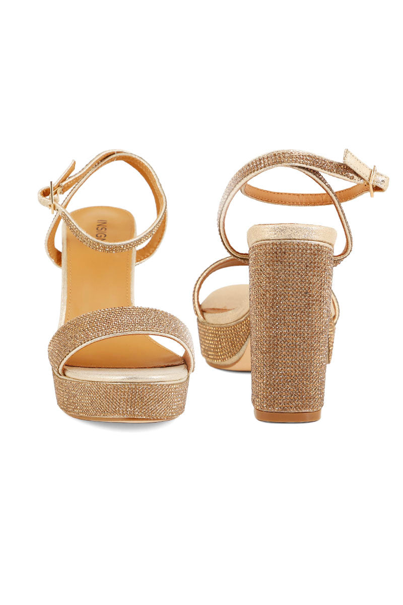 Party Wear Sandal I23459-Golden