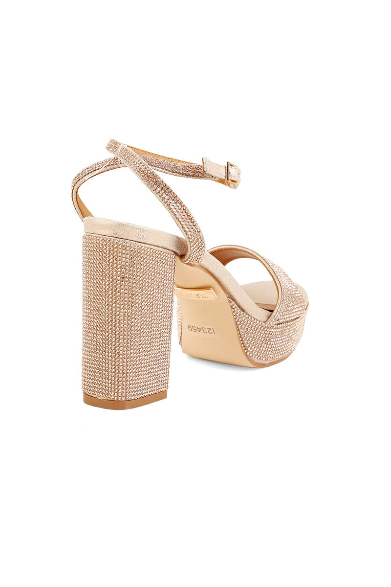 Party Wear Sandal I23459-Peach