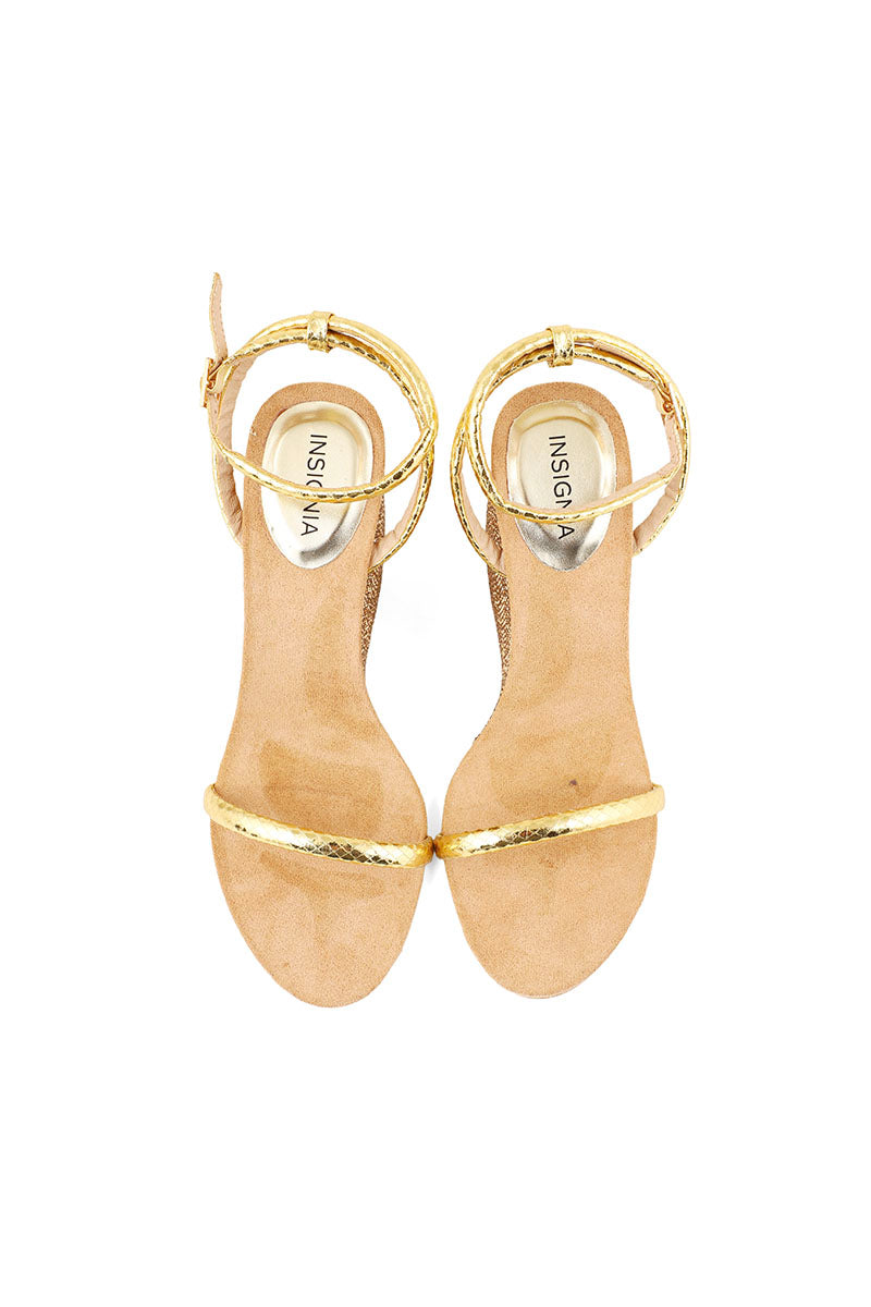 Party Wear Sandal I23460-Golden