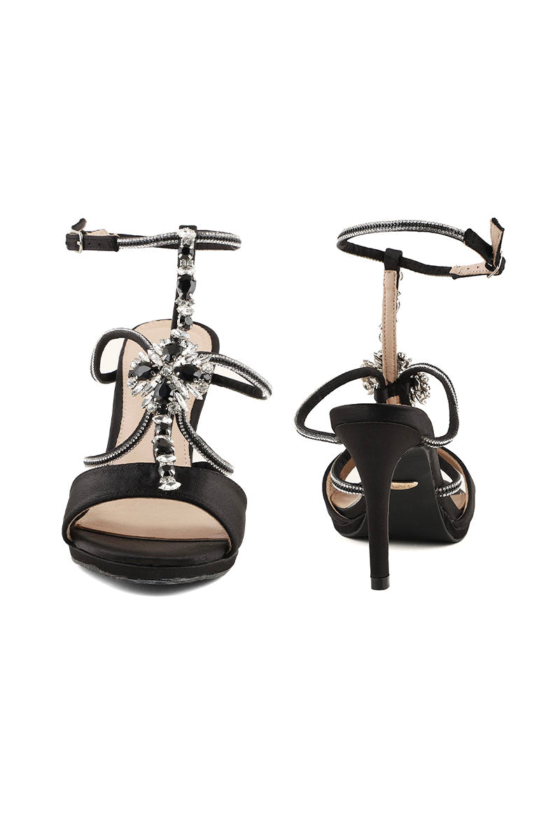 Party Wear Sandal I23551-Black