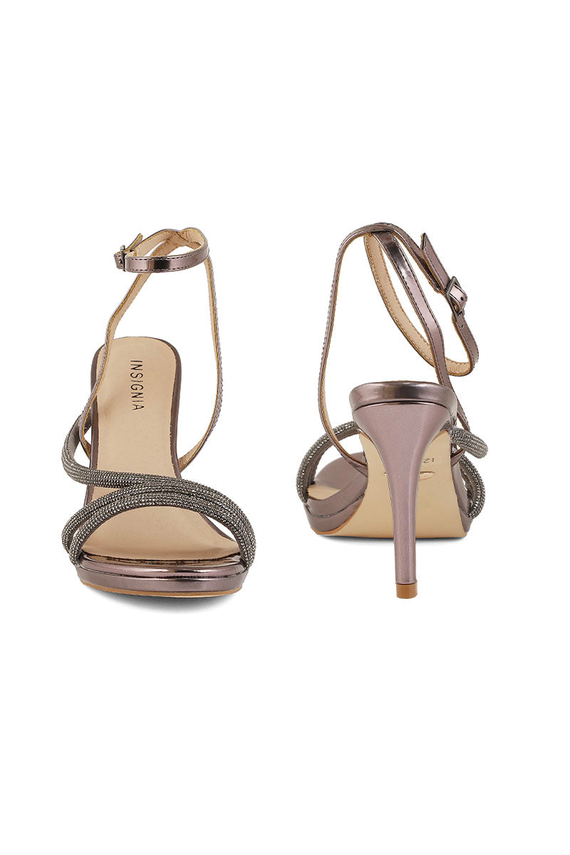 Party Wear Slip On I23629-Grey