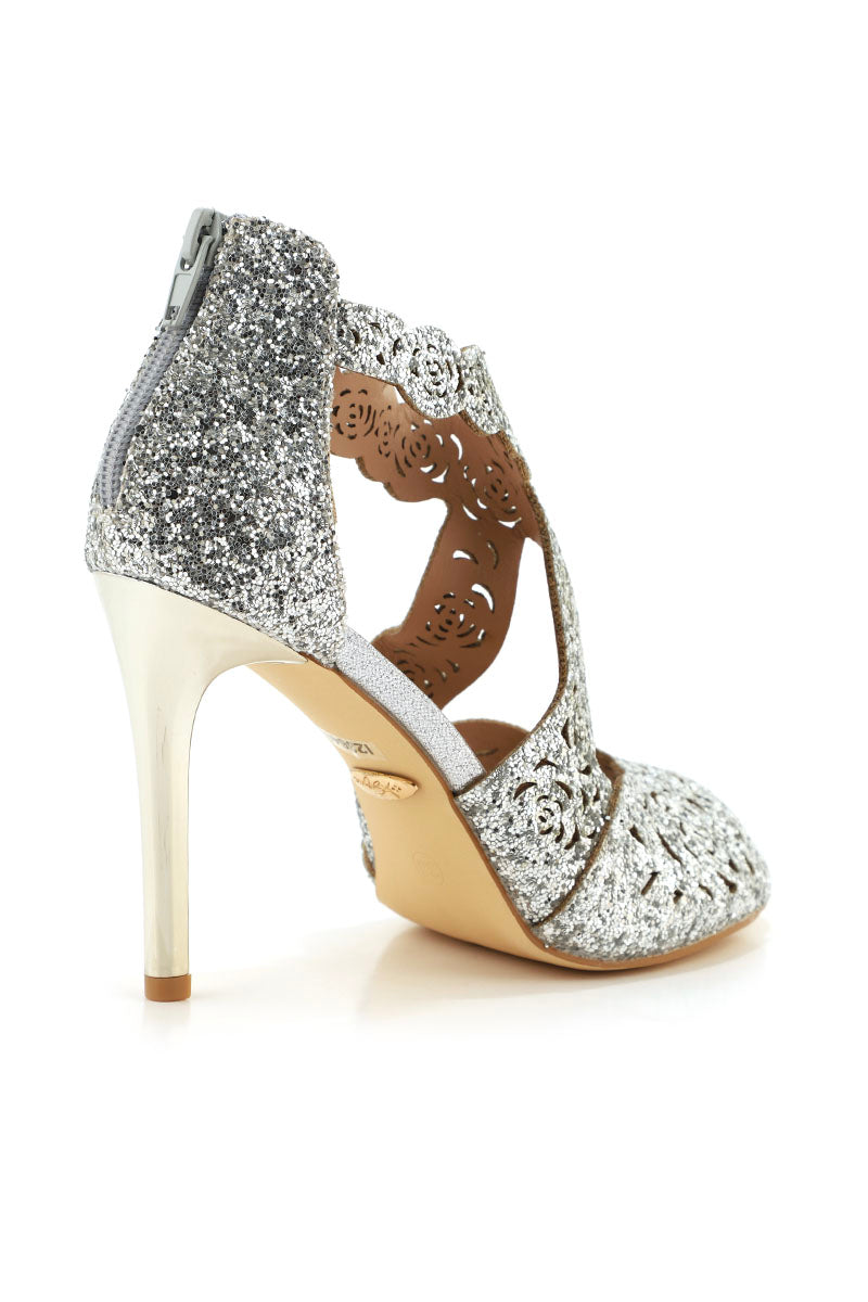 Party Wear Sandal I23649-Silver