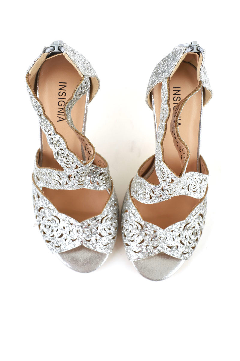 Party Wear Sandal I23649-Silver