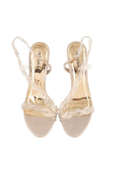 Party Wear Sandal I23658-Peach