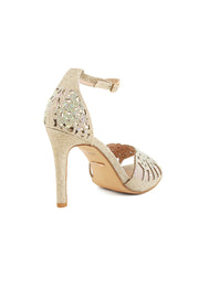 Party Wear Sandal I23659-Golden