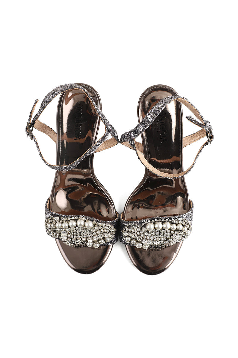 Party Wear Sandal I23662-Grey