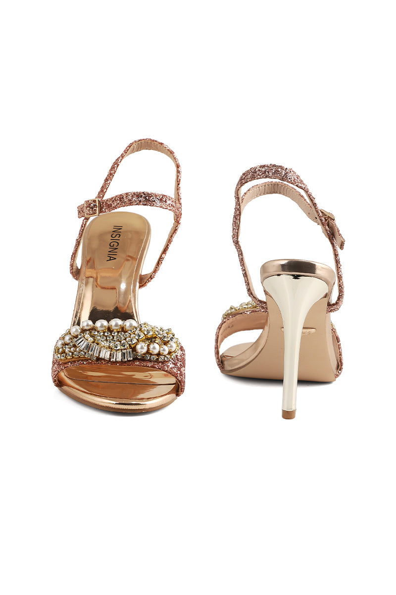 Party Wear Sandal I23662-Peach