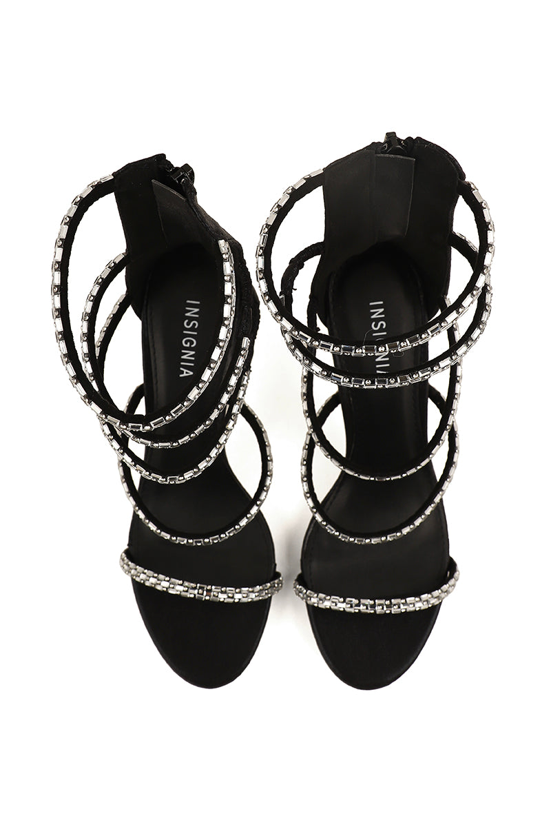 Party Wear Sandal I23665-Black