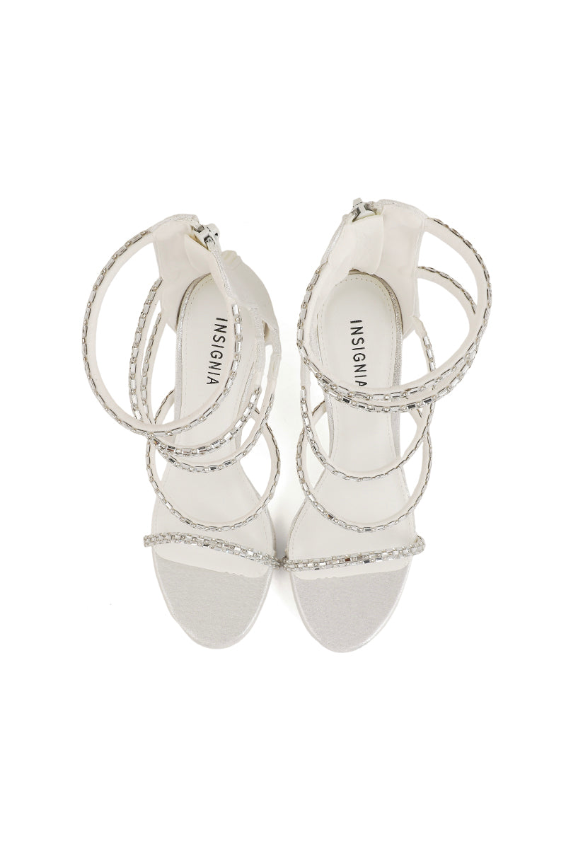 Party Wear Sandal I23665-White