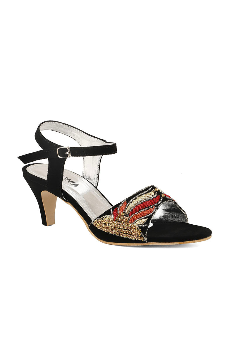 Party Wear Sandal I23673-Black