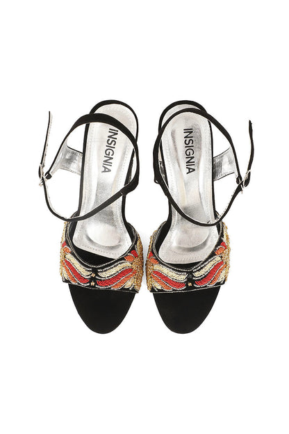 Party Wear Sandal I23673-Black