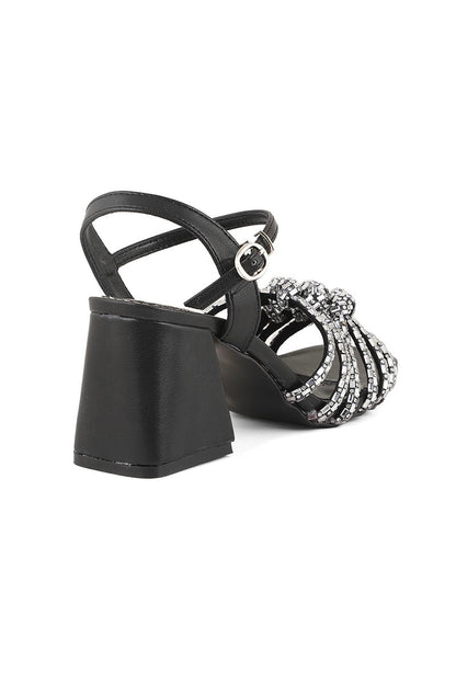 Party Wear Sandal I23675-Black