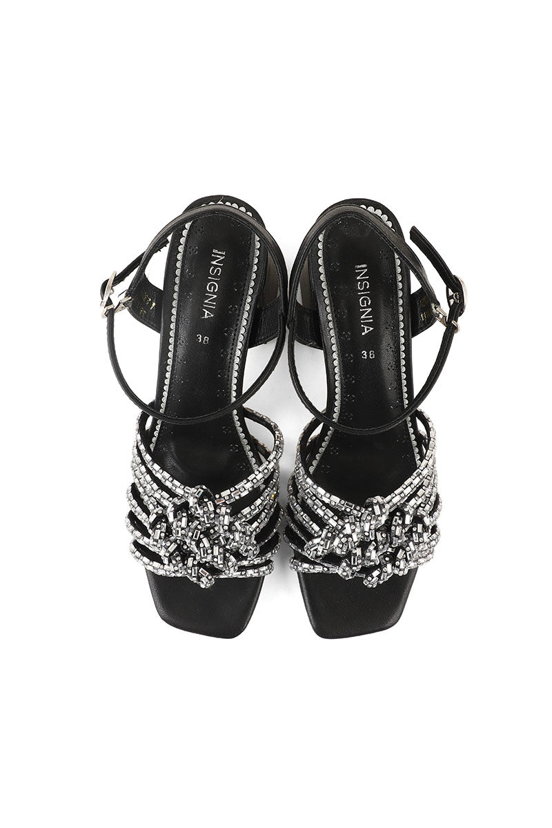 Party Wear Sandal I23675-Black